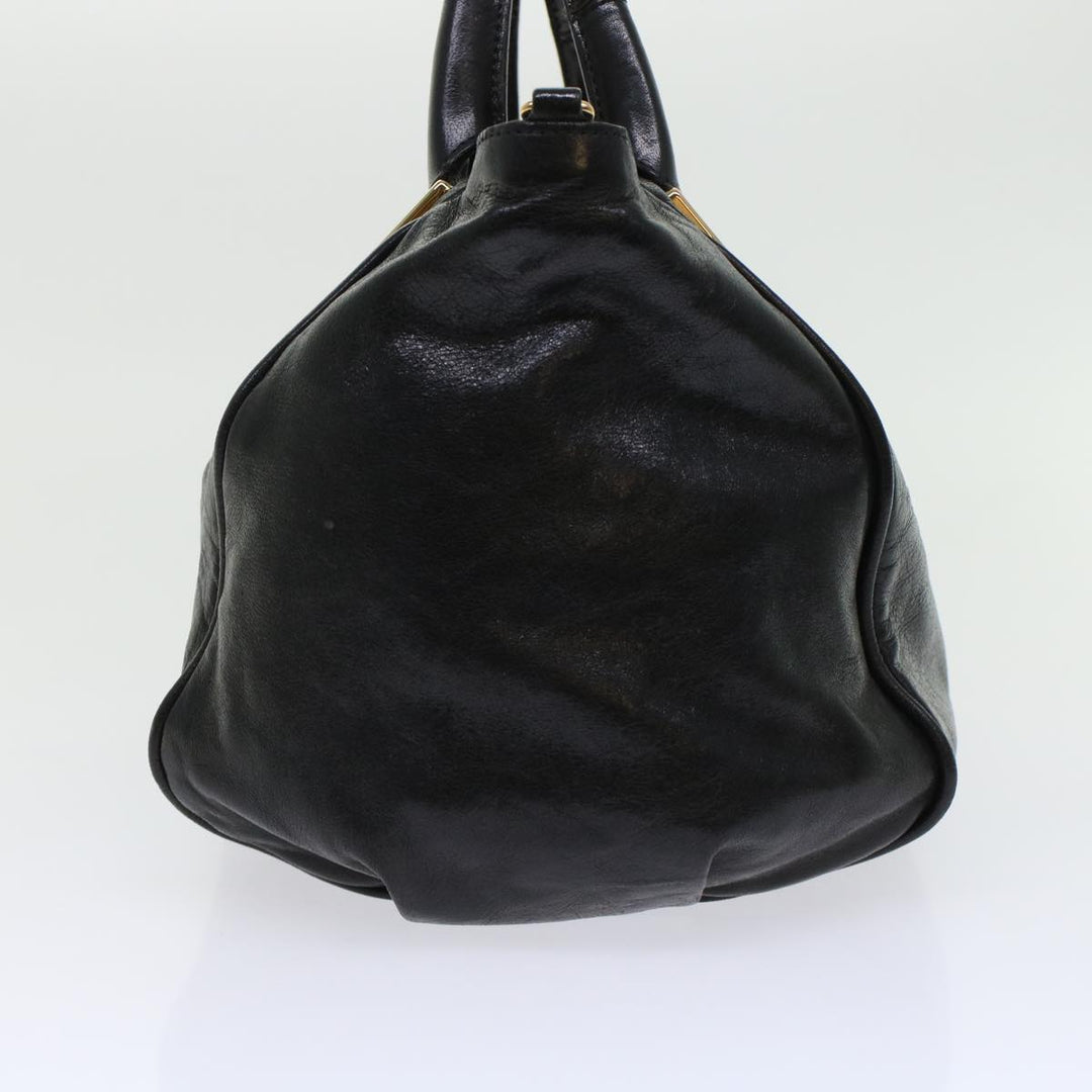 Chloe Etel Hand Bag Leather 2way Black 3S0645-50 bs6233