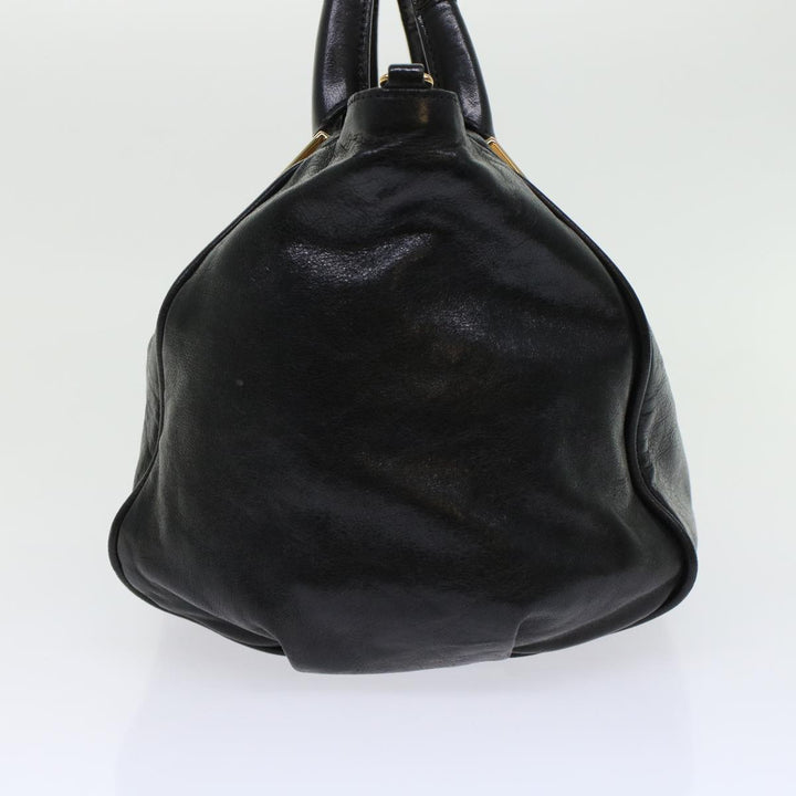 Chloe Etel Hand Bag Leather 2way Black 3S0645-50 bs6233