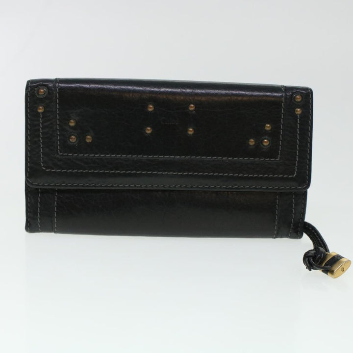 Chloe Wallet Enamel Leather 4Set Black Brown bs6293