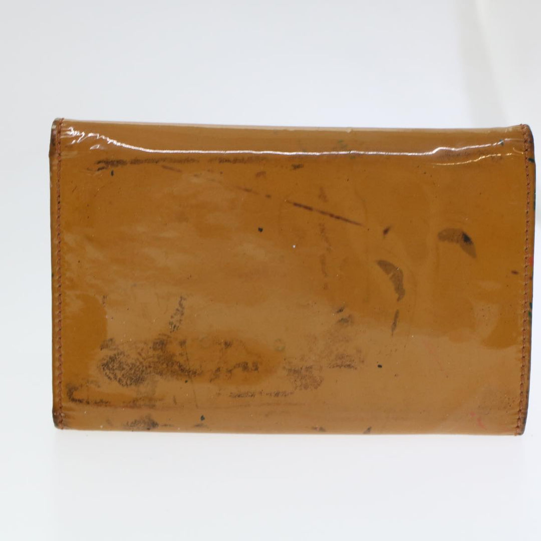 Chloe Wallet Enamel Leather 4Set Black Brown bs6293