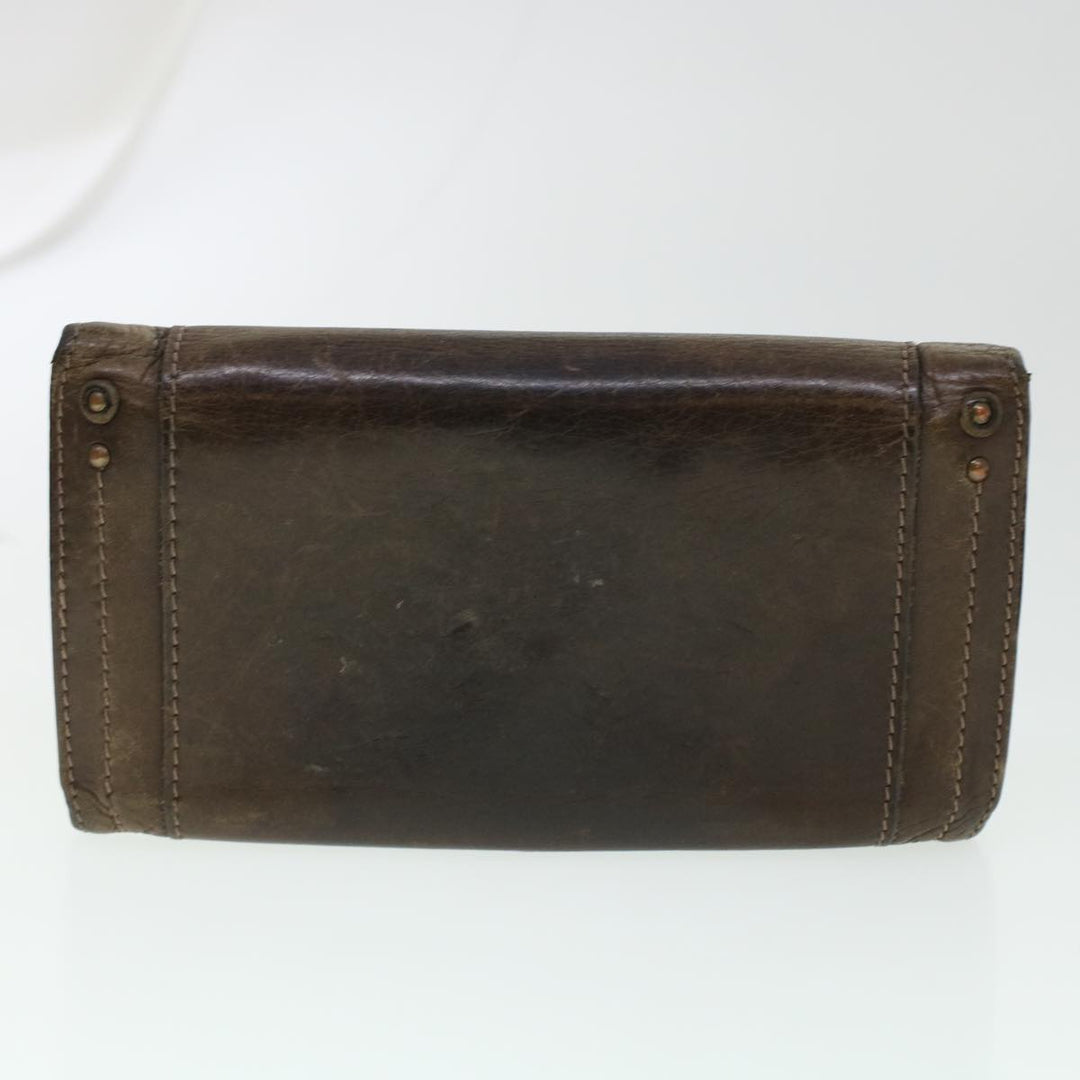 Chloe Wallet Enamel Leather 4Set Black Brown bs6293