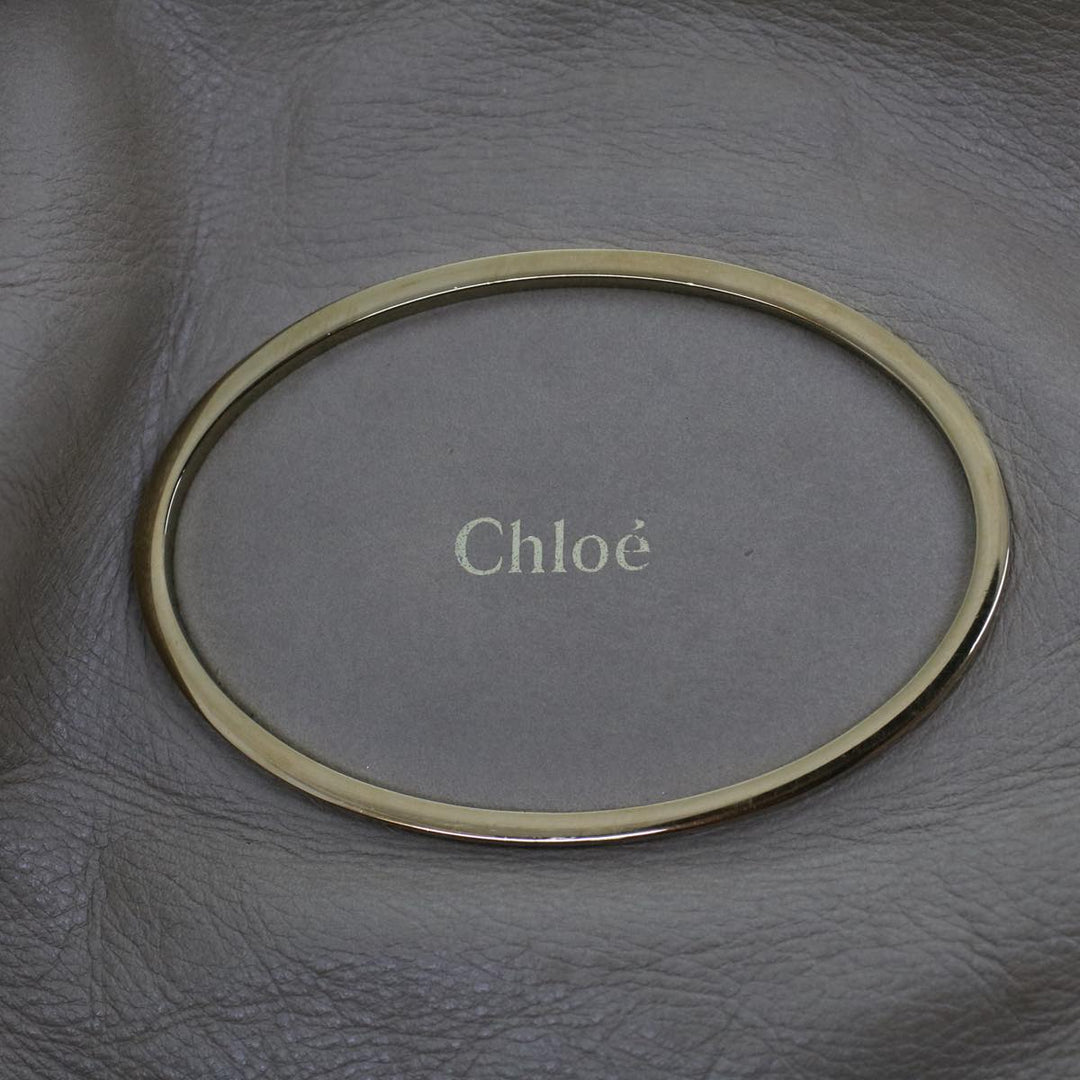 Chloe Victoria Hand Bag Leather Beige bs6433