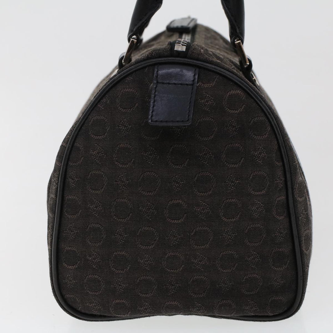 Celine Macadam Canvas Pouch Shoulder Bag Enamel 3Set Black Brown  6451
