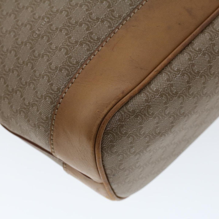 Celine Macadam Canvas Pouch Shoulder Bag 2Set Beige  6571