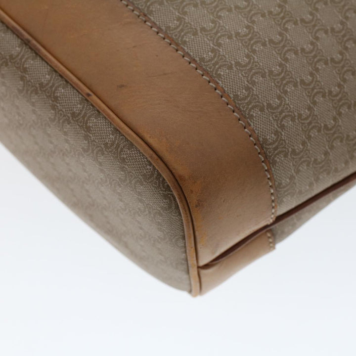 Celine Macadam Canvas Pouch Shoulder Bag 2Set Beige  6571