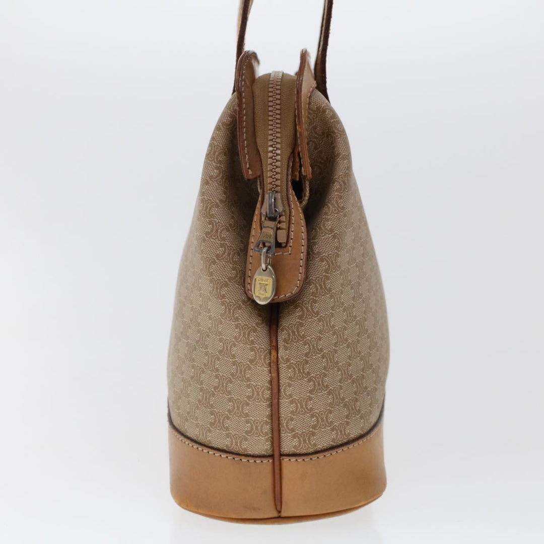 Celine Macadam Canvas Pouch Shoulder Bag 2Set Beige  6571