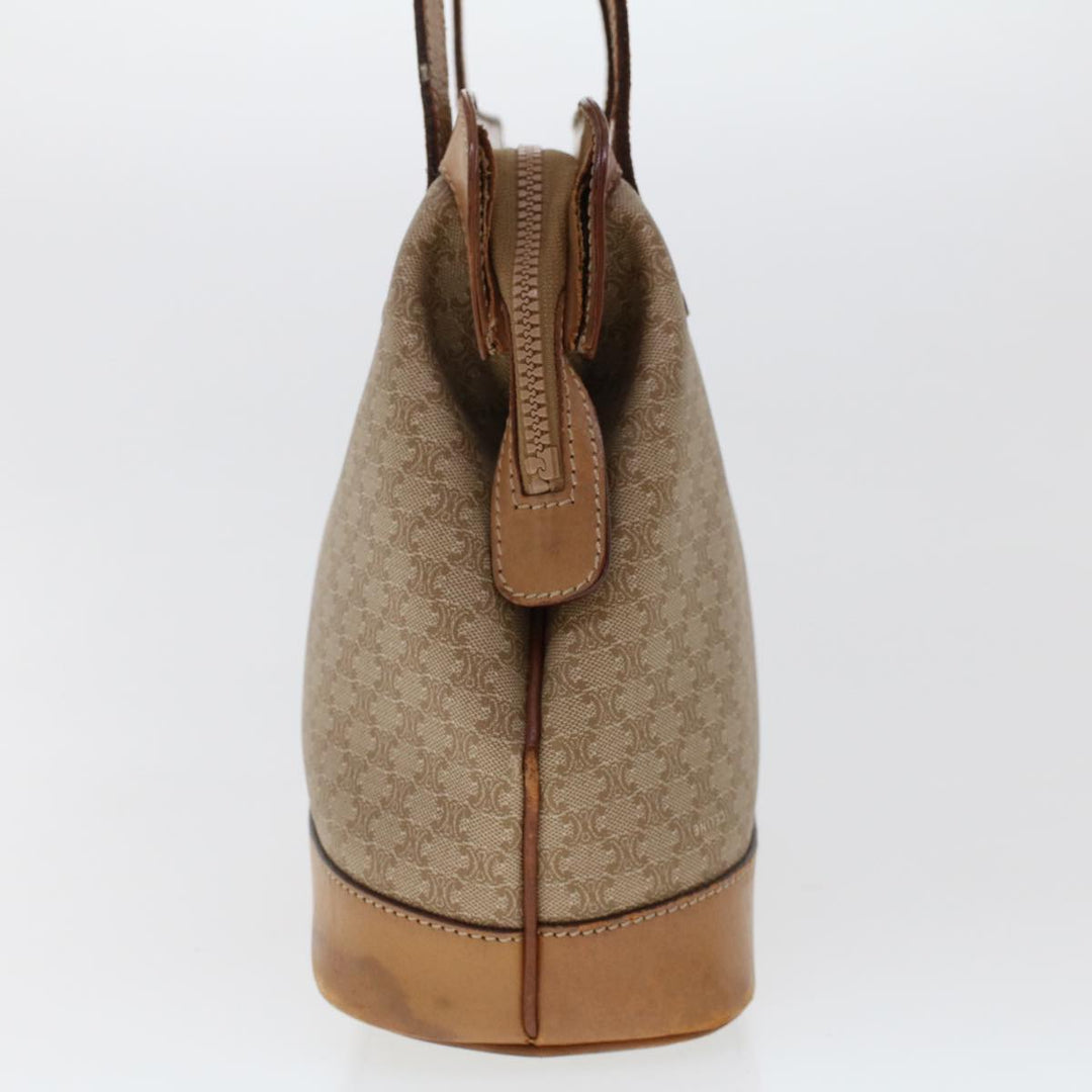Celine Macadam Canvas Pouch Shoulder Bag 2Set Beige  6571