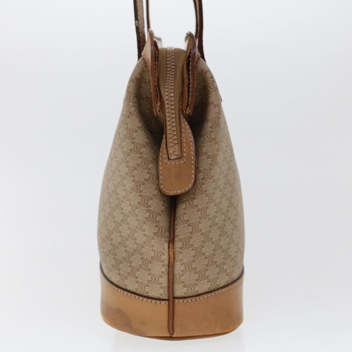 Celine Macadam Canvas Pouch Shoulder Bag 2Set Beige  6571