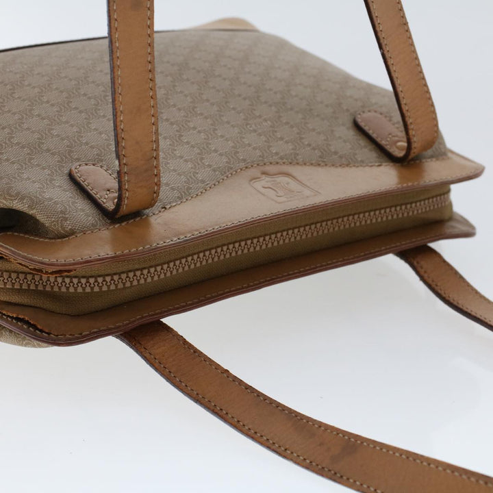 Celine Macadam Canvas Pouch Shoulder Bag 2Set Beige  6571