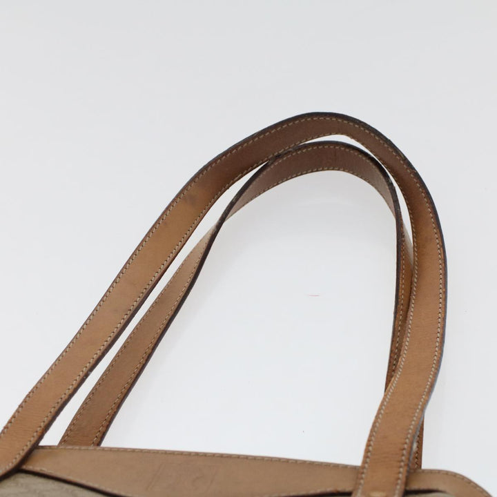 Celine Macadam Canvas Pouch Shoulder Bag 2Set Beige  6571