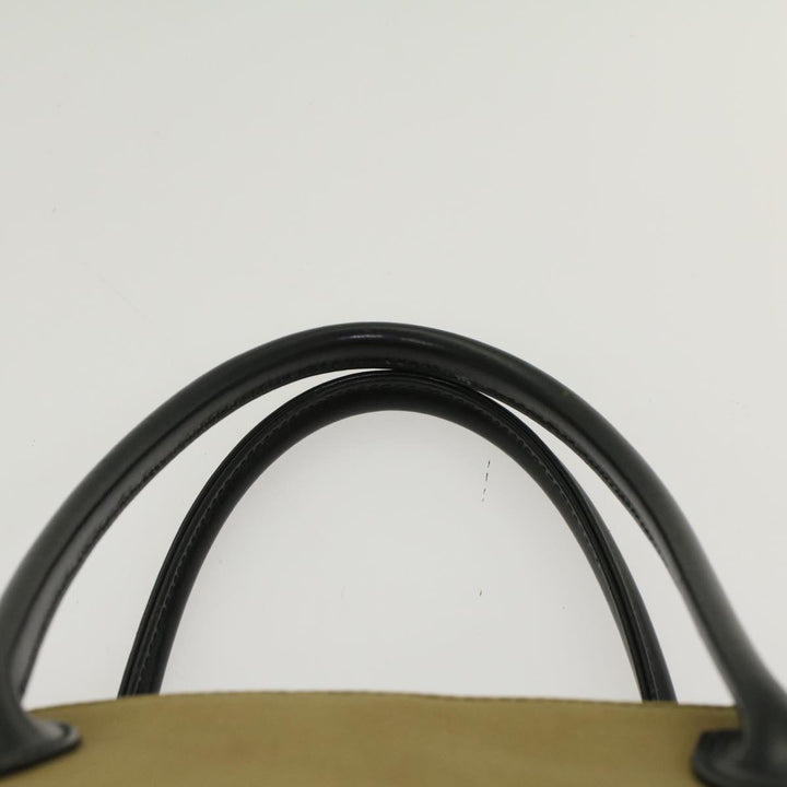Burberry Blue Label Tote Bag Nylon Beige Auth bs6823
