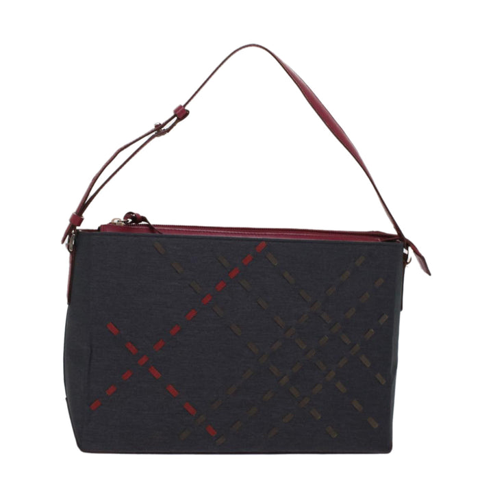 Burberry Shoulder Bag Nylon Black Auth bs6887