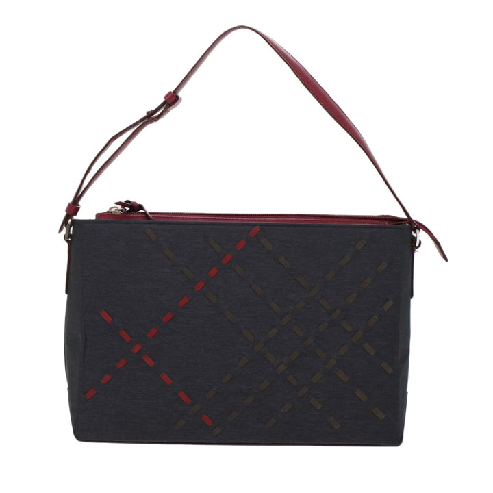 Burberry Shoulder Bag Nylon Black Auth bs6887