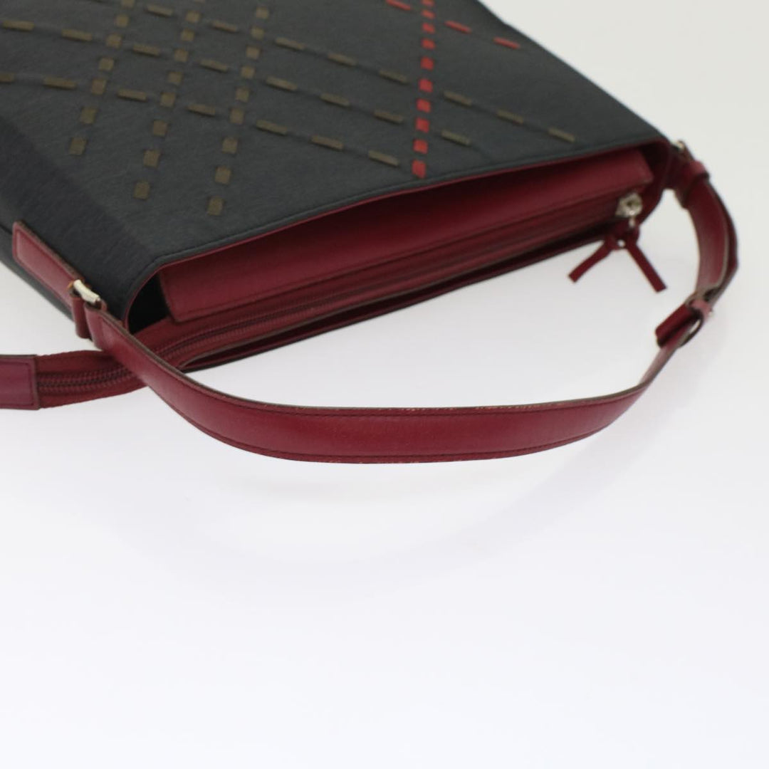 Burberry Shoulder Bag Nylon Black Auth bs6887