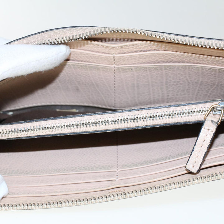 Chloe Wallet Leather 4Set Beige Brown bs7056