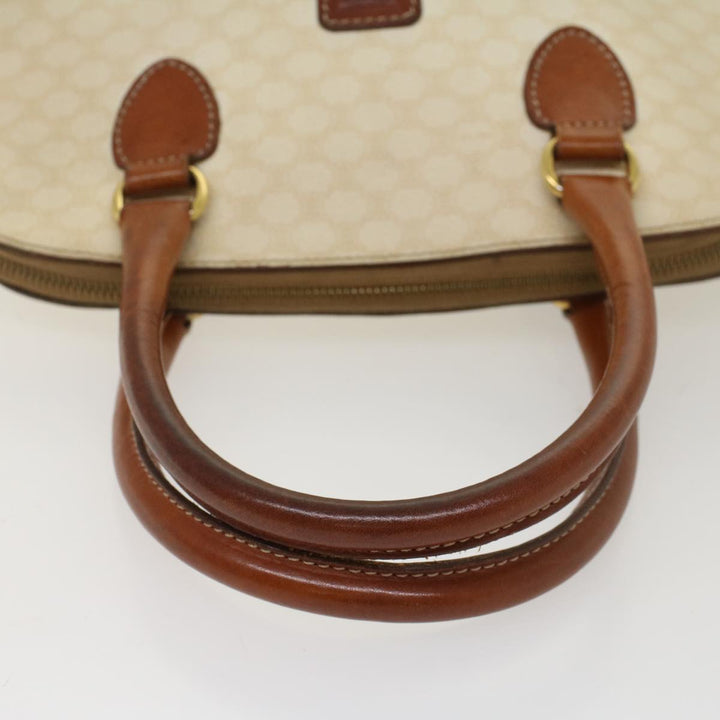 Celine Macadam Canvas Hand Bag PVC Leather Whe  7123