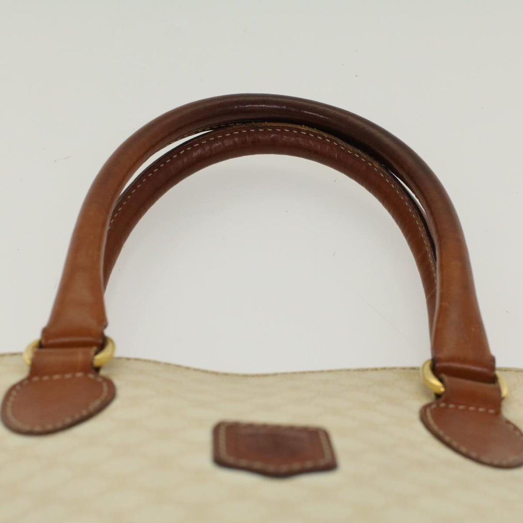 Celine Macadam Canvas Hand Bag PVC Leather Whe  7123