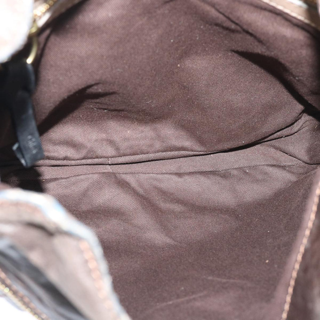 Chloe Shoulder Bag Leather Brown bs7514