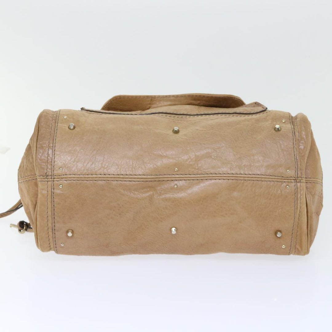 Chloe Paddington Hand Bag Leather Brown 04-07-532 bs7515