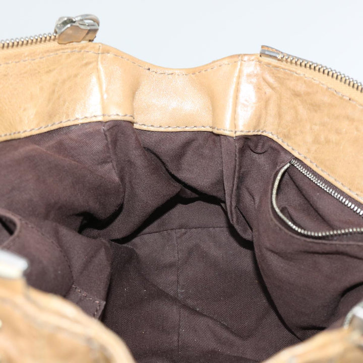 Chloe Paddington Hand Bag Leather Brown 04-07-532 bs7515