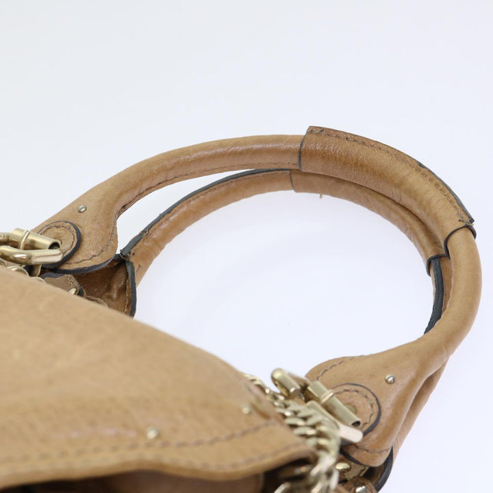 Chloe Paddington Hand Bag Leather Brown 04-07-532 bs7515