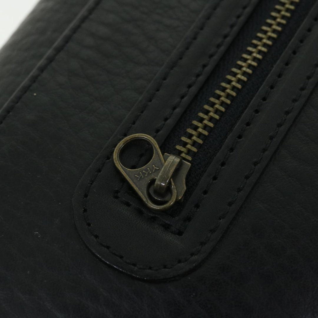 BURBERRYSs Briefcase Leather Black Auth bs7548
