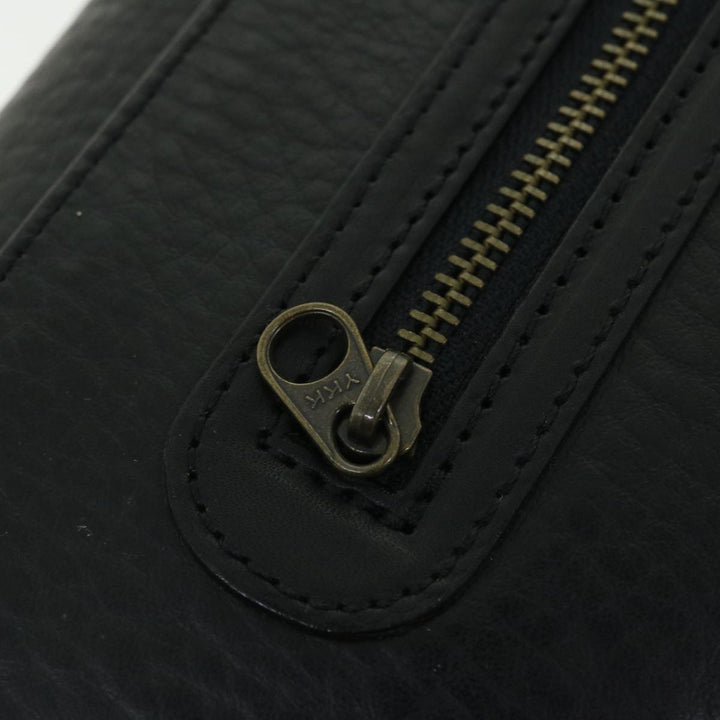 BURBERRYSs Briefcase Leather Black Auth bs7548