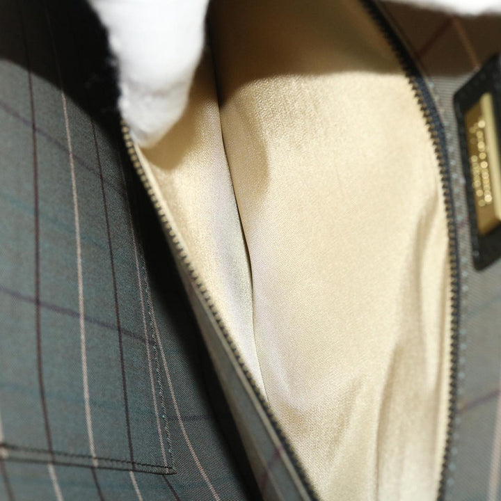 BURBERRYSs Briefcase Leather Black Auth bs7548
