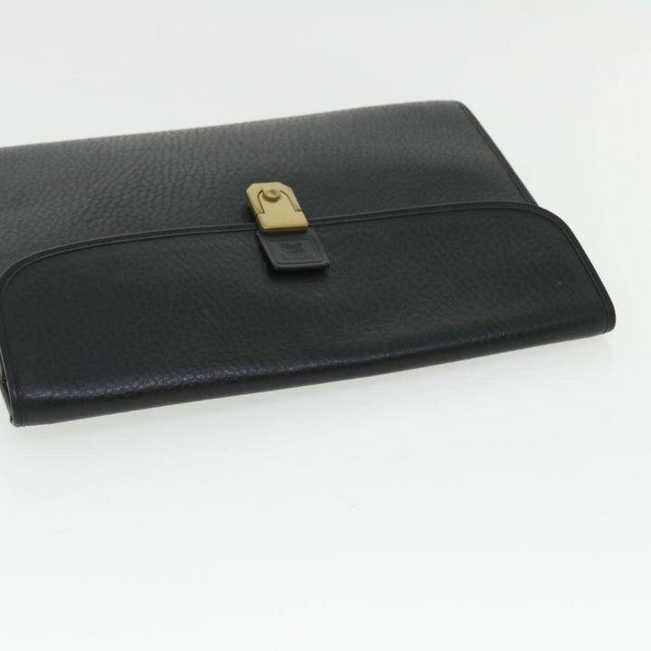 BURBERRYSs Briefcase Leather Black Auth bs7548
