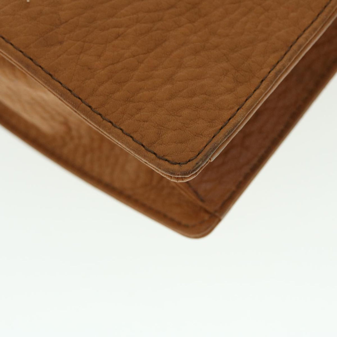 BurberrySs Briefcase Leather Brown Auth bs7549