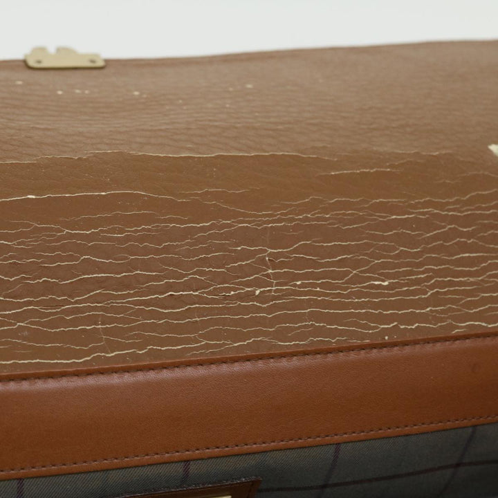 BurberrySs Briefcase Leather Brown Auth bs7549