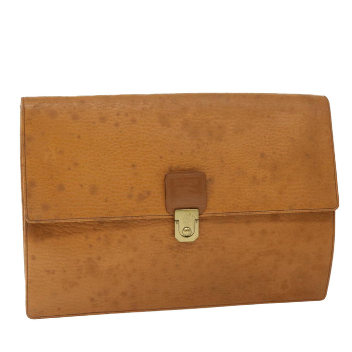 BurberrySs Briefcase Leather Brown Auth bs7549