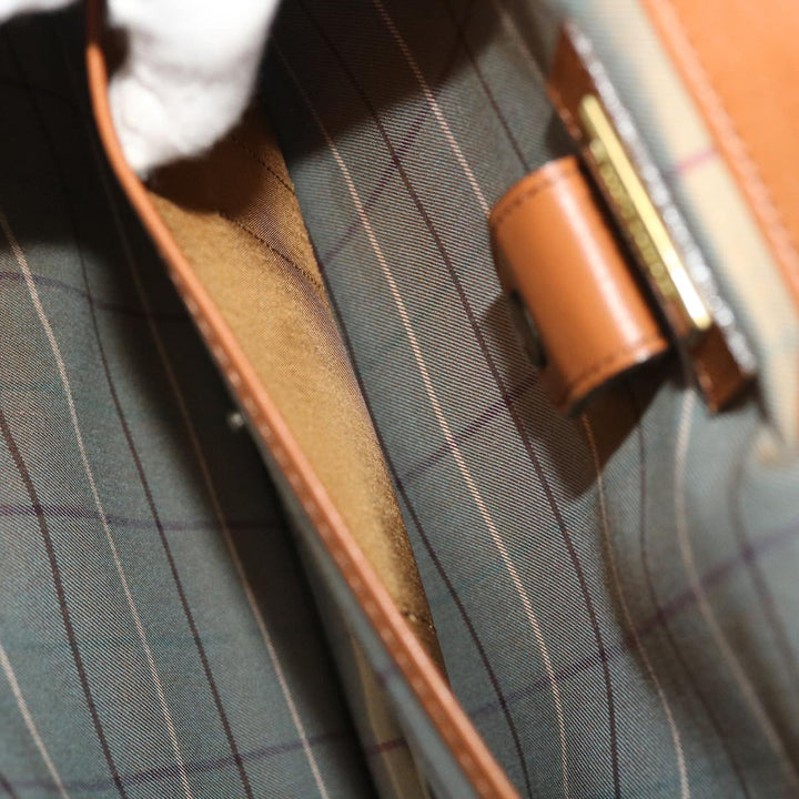 BurberrySs Briefcase Leather Brown Auth bs7549