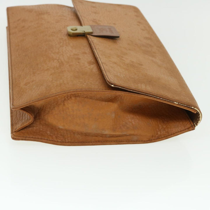 BurberrySs Briefcase Leather Brown Auth bs7549