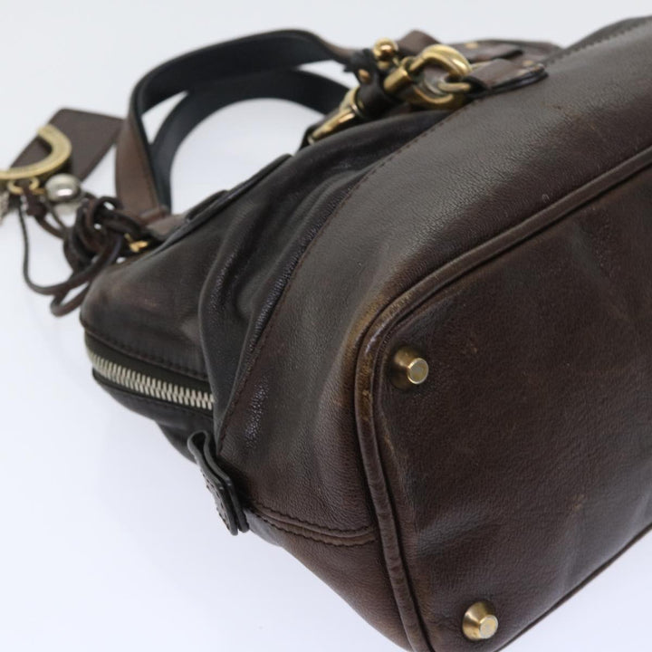 Chloe Kerala Hand Bag Leather Brown bs7665