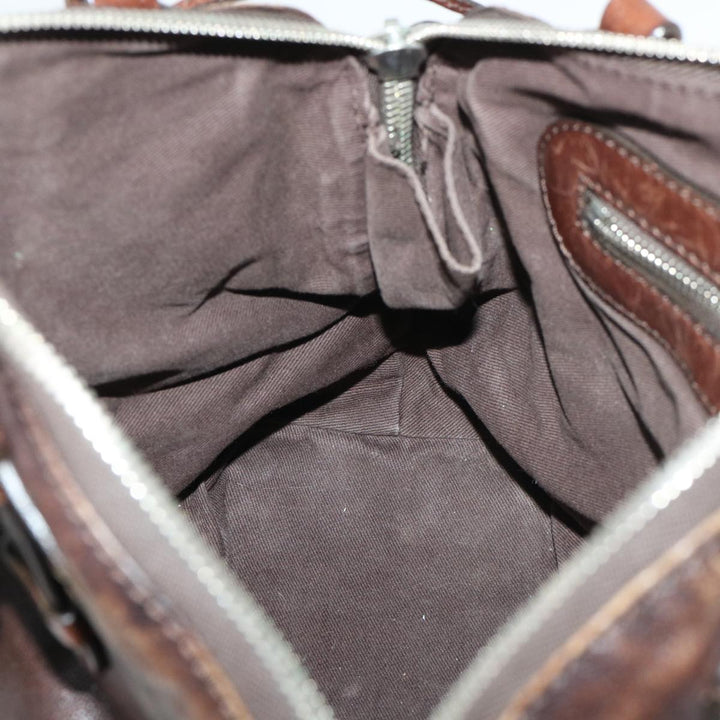 Chloe Kerala Hand Bag Leather Brown bs7665