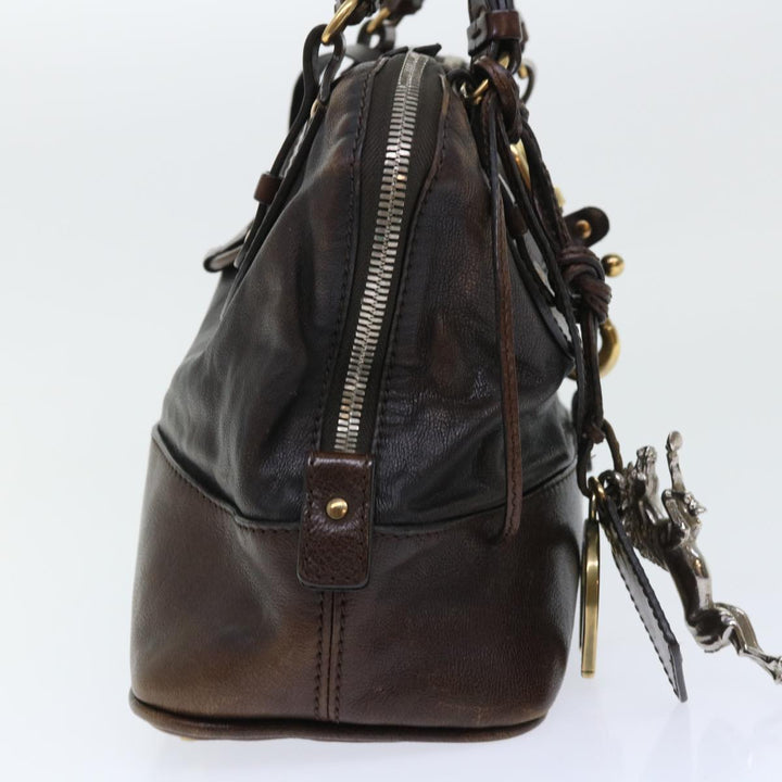 Chloe Kerala Hand Bag Leather Brown bs7665
