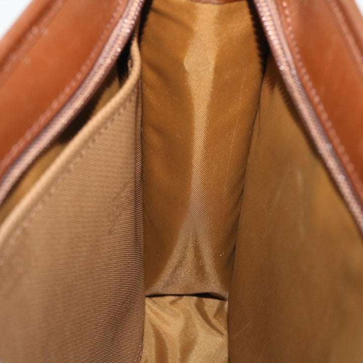 BURBERRYSs Nova Check Clutch Bag Canvas Leather Brown Beige Auth bs7696