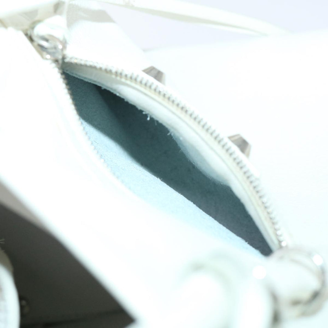 Top Quality Balenciaga Paper Hand Bag Leather White 432596 Auth bs7729