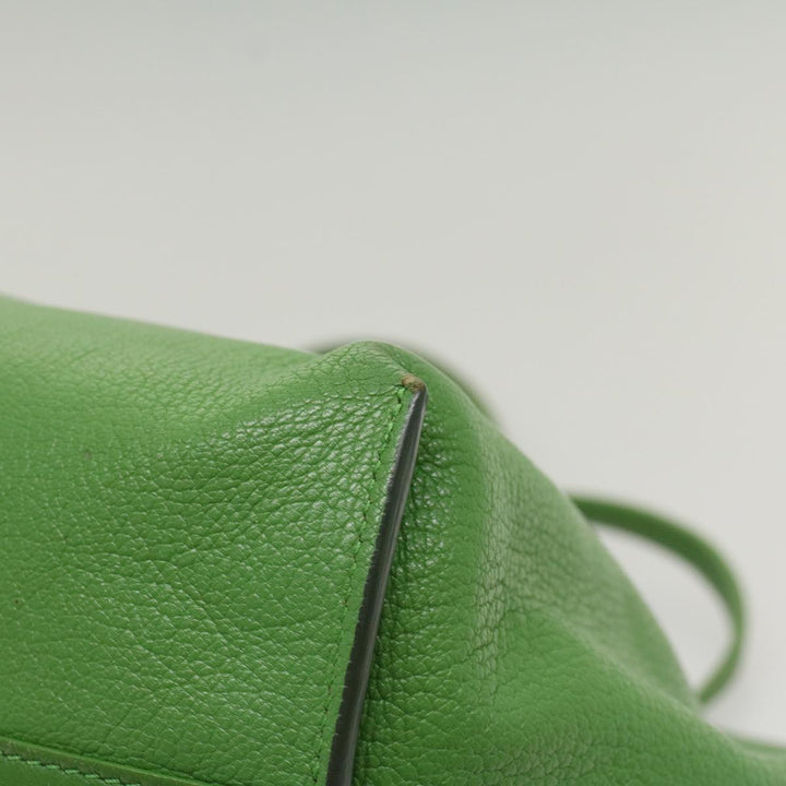 Chloe Shoulder Bag Leather Green bs7864