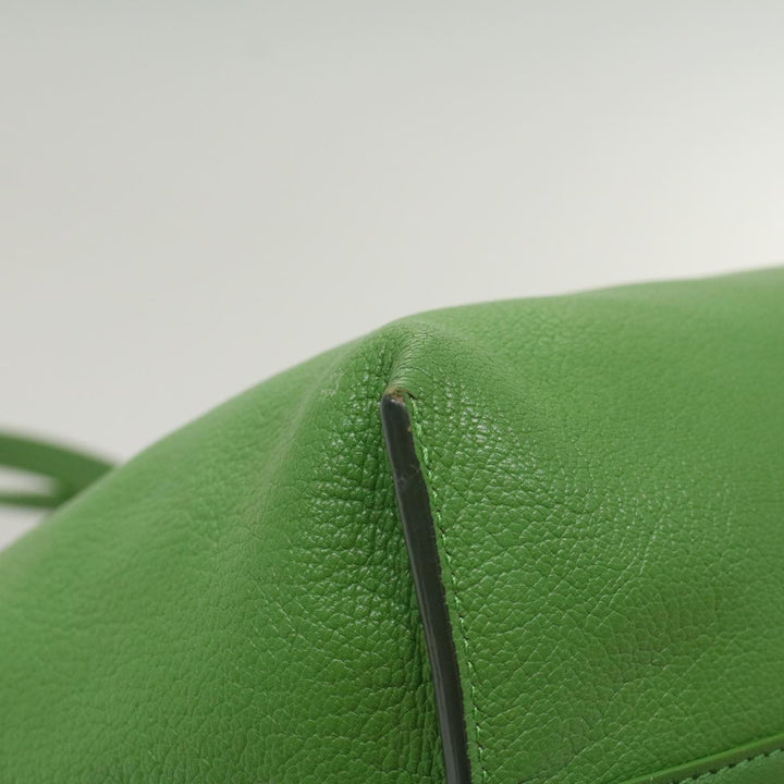 Chloe Shoulder Bag Leather Green bs7864