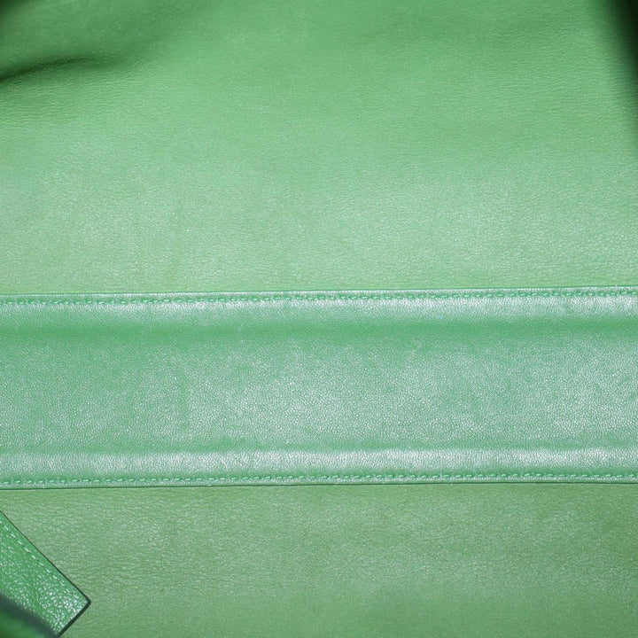 Chloe Shoulder Bag Leather Green bs7864