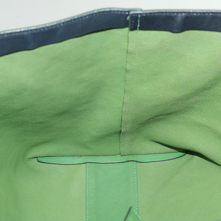 Chloe Shoulder Bag Leather Green bs7864
