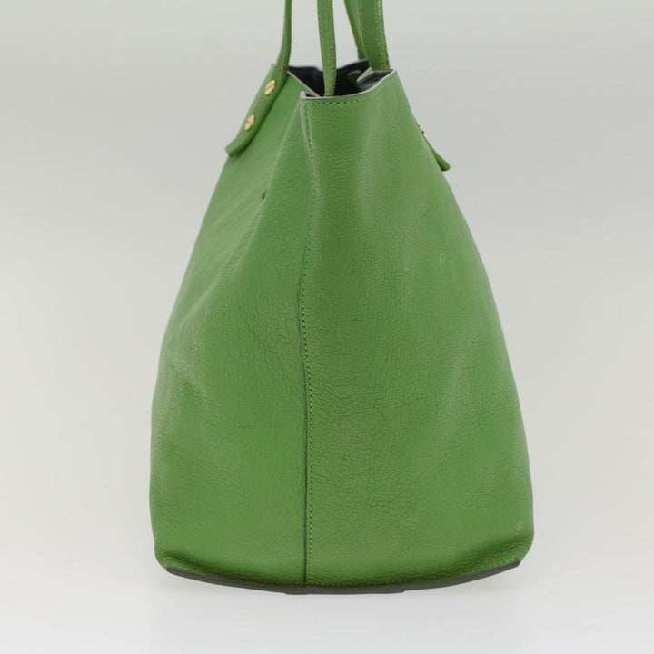 Chloe Shoulder Bag Leather Green bs7864