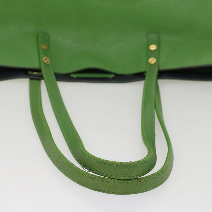Chloe Shoulder Bag Leather Green bs7864