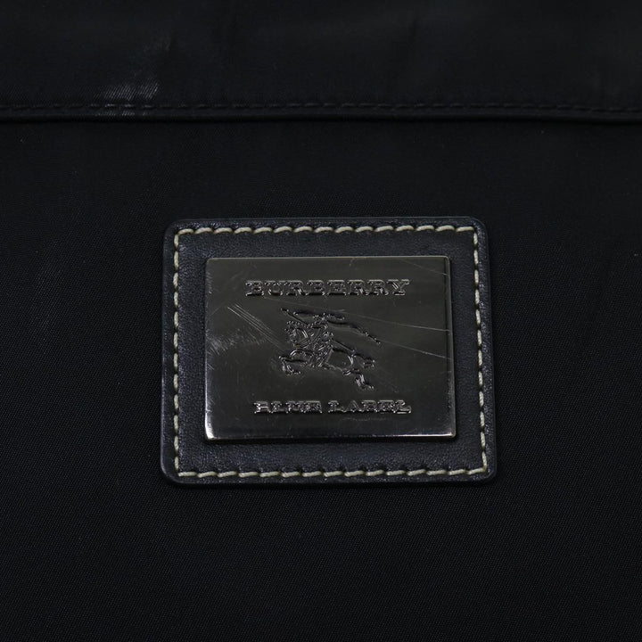 Burberry Blue Label Shoulder Bag Nylon Black Auth bs7873