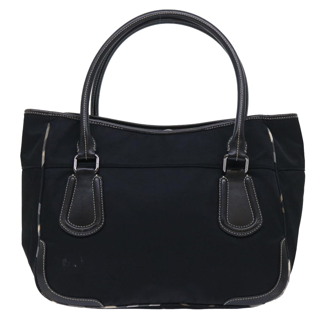 Burberry Blue Label Shoulder Bag Nylon Black Auth bs7873