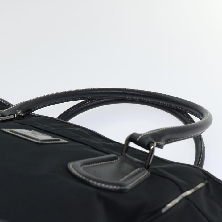 Burberry Blue Label Shoulder Bag Nylon Black Auth bs7873