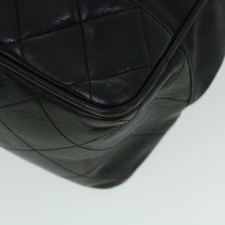 Top Quality Chanel Chain Shoulder Bag PVC Leather Black CC Auth bs8052