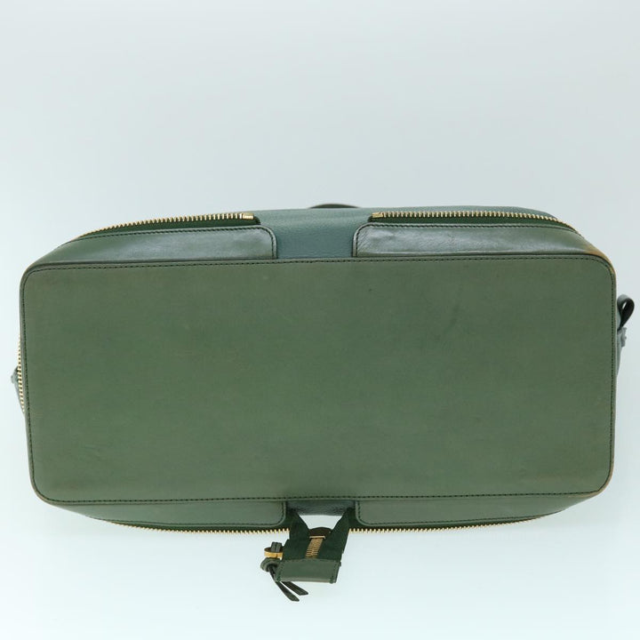 Chloe Tote Bag Leather Green bs8301